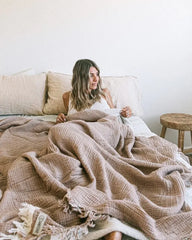Senna Taupe - PARTY BLANKET⢠- King