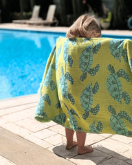 Turtle Walk Kids Towel