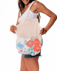 Flower Bunch Printed Net Market Bag