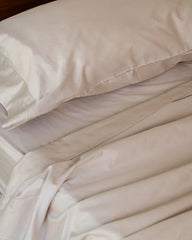 Luxe Sateen Pillowcase Set Beige