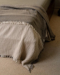 Senna Melange PARTY BLANKET⢠Beige- Queen