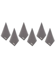 Terra Bath Washcloth Bundle - 6 Pack - Grey