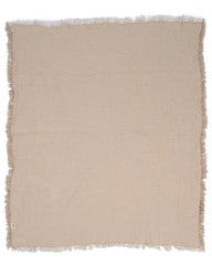 Little Fishies Gauze Receiving Blanket - Beige