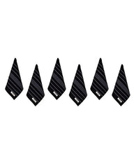 Classic Bath Washcloth Bundle- 6 Pack - Black