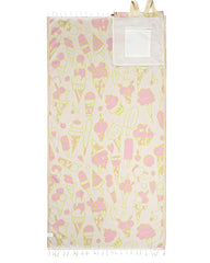Ice Cream Towel Bag - Natural