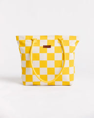 Checker Beach Tote