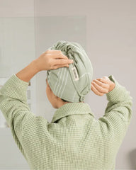 Classic Hair Towel- Sage