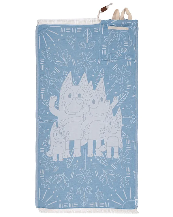 Bluey & Family Kids Towel Bag