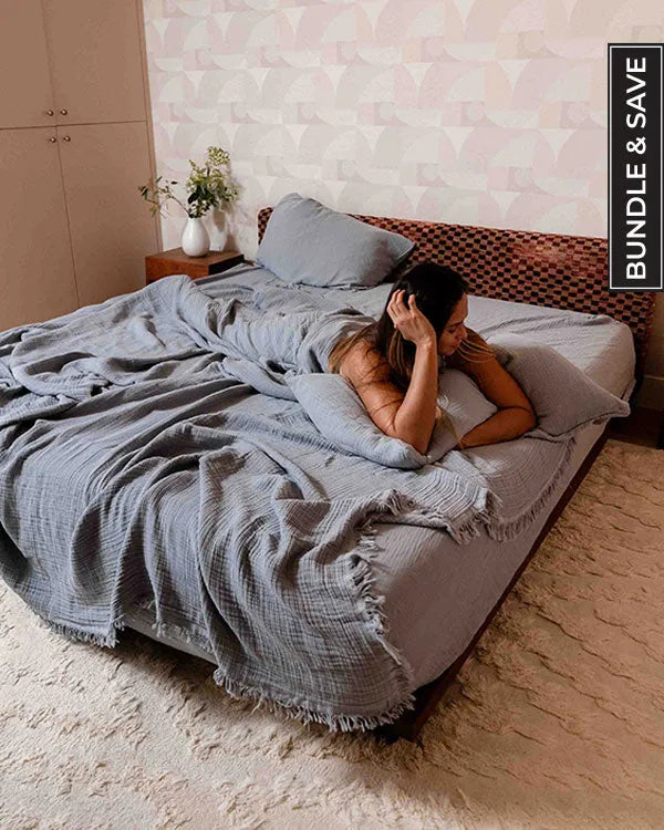 Grey Bedding Set - Queen