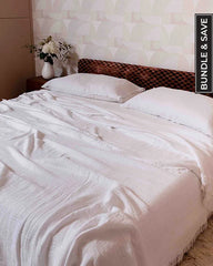 White Bedding Set - Queen
