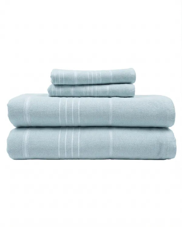 Classic Fringeless XL Bath Bundle - Seaglass