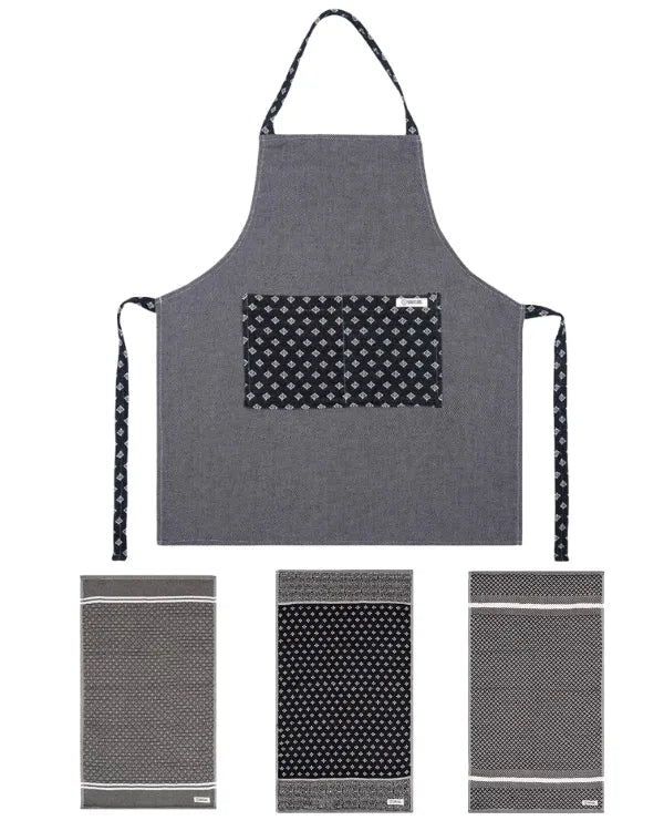 Cassia Bundle - 1 Towels Set, 1 Apron