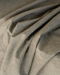 Classic Micro Twill Solid Melange Flat Top Sheet Moss