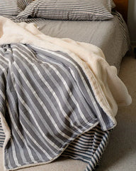 Cozy Texture Plush Blanket - Steel Grey