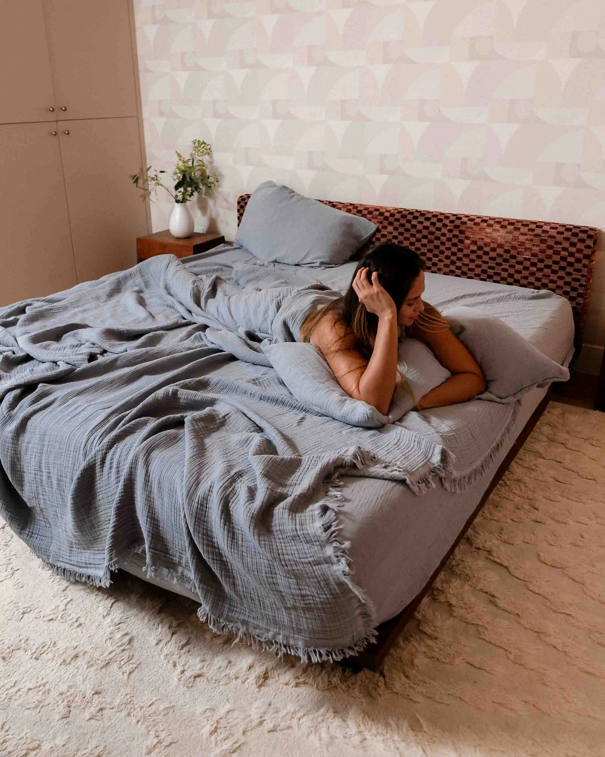 Lara Light Grey - PARTY BLANKETâ¢ - Queen