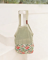 Floral Net Market Bag