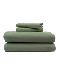 Terra Fringeless XL Bath Bundle - Hedge Green