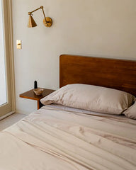 Luxe Sateen Sheet Set Beige