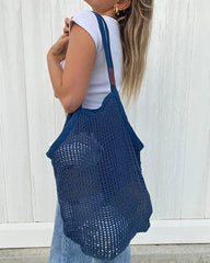 Net Market Bag Navy
