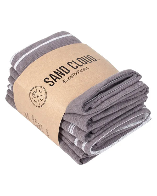 Gray Classic Washcloth Bundle