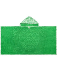 Swirl Turtle Hooded Kids Bath Towel