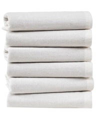 Terra Bath Washcloth Bundle - 6 Pack - Ivory