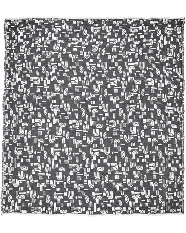 Retro Arches PARTY BLANKETâ¢ Black