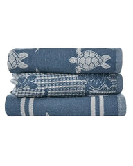 Turtle Kitchen Towel Bundle - Assorted 3 Pack