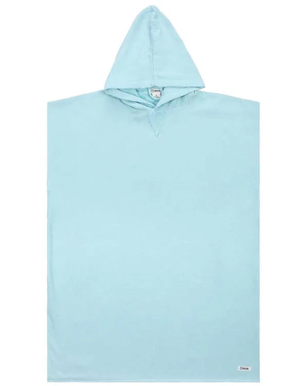Terra Hooded Poncho - Seaglass