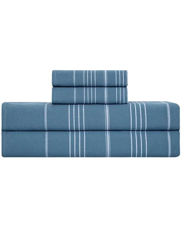Classic Fringeless XL Bath Bundle - Slate Blue