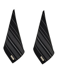 Classic Fringeless Hand Bath Bundle - 2 Pack Black