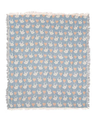 Ducky Gauze Receiving Blanket Single with Pouch