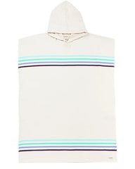 Border Classic Stripe Poncho - Aqua