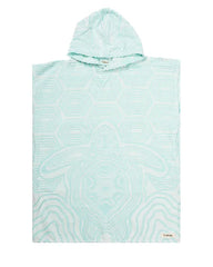 Geo Turtle Hooded Poncho Youth