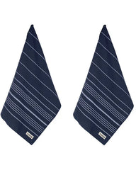 Classic Fringeless Hand Bath Bundle 2 Pack - Navy
