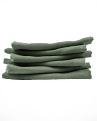 Terra Bath Washcloth Bundle 6 Pack -  Hedge Green