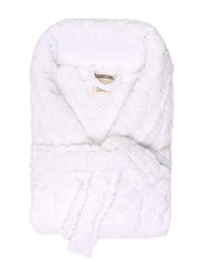 Polka Dot Robe  - White