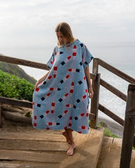 Popsicle Hooded Poncho