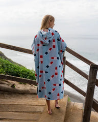 Popsicle Hooded Poncho