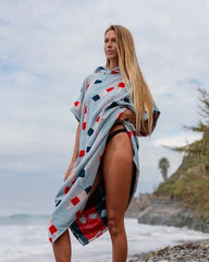 Popsicle Hooded Poncho