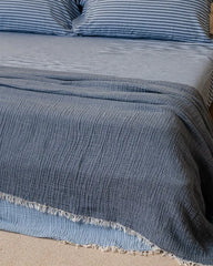 Senna Melange PARTY BLANKETâ¢ Indigo - King