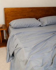 Signature Percale Solid Sheet Set Grey